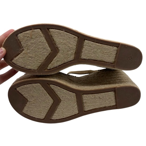 Marc Fisher Womens Shoes Adalla Sandals 10 Brown Wedge Espadrille Wedge Casual - Picture 10 of 13